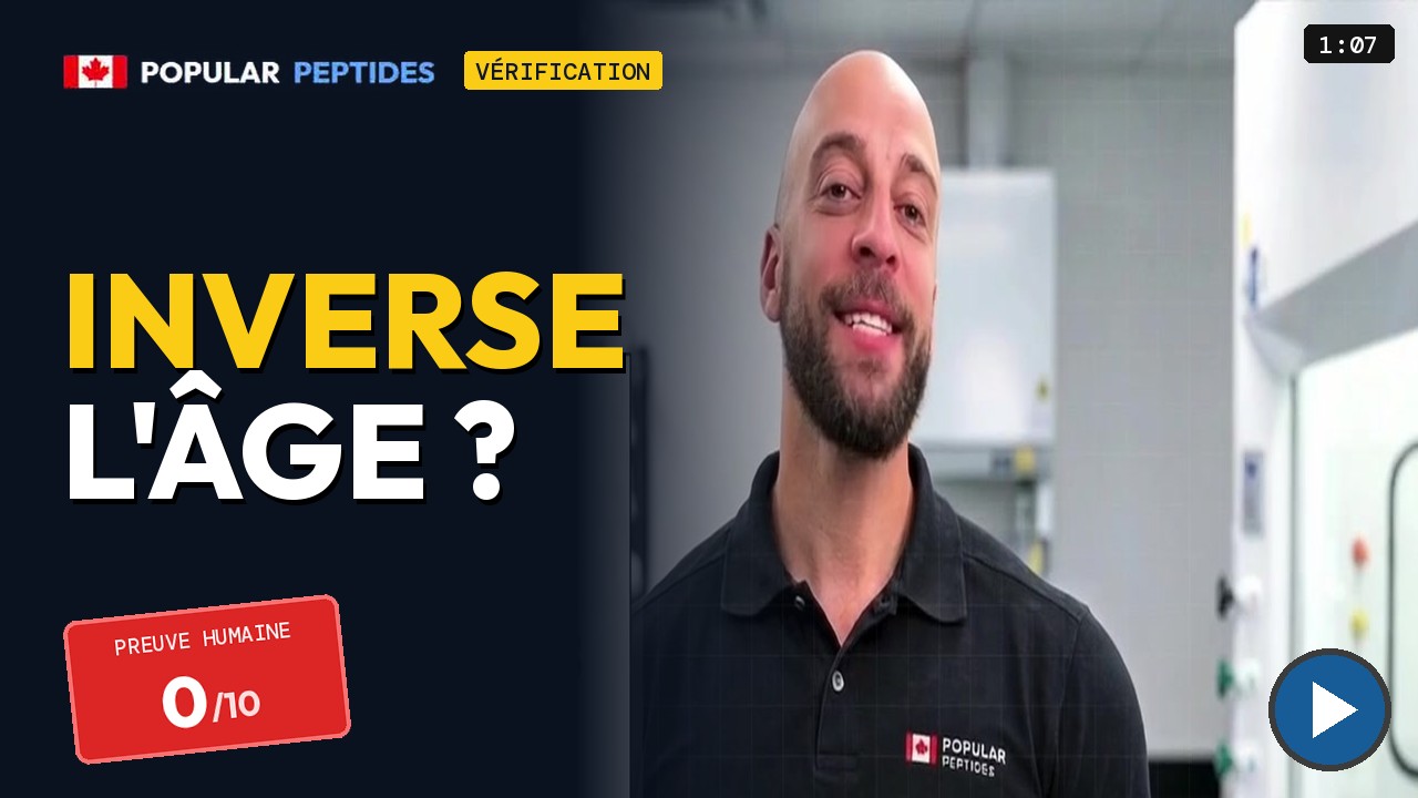 FOXO4-DRI : le peptide qui « inverse le vieillissement »?