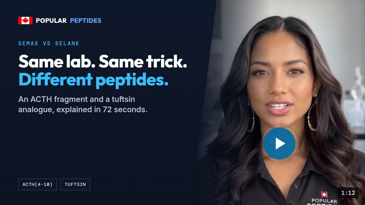 Semax & Selank: Russian brain peptides vs. the studies — video thumbnail